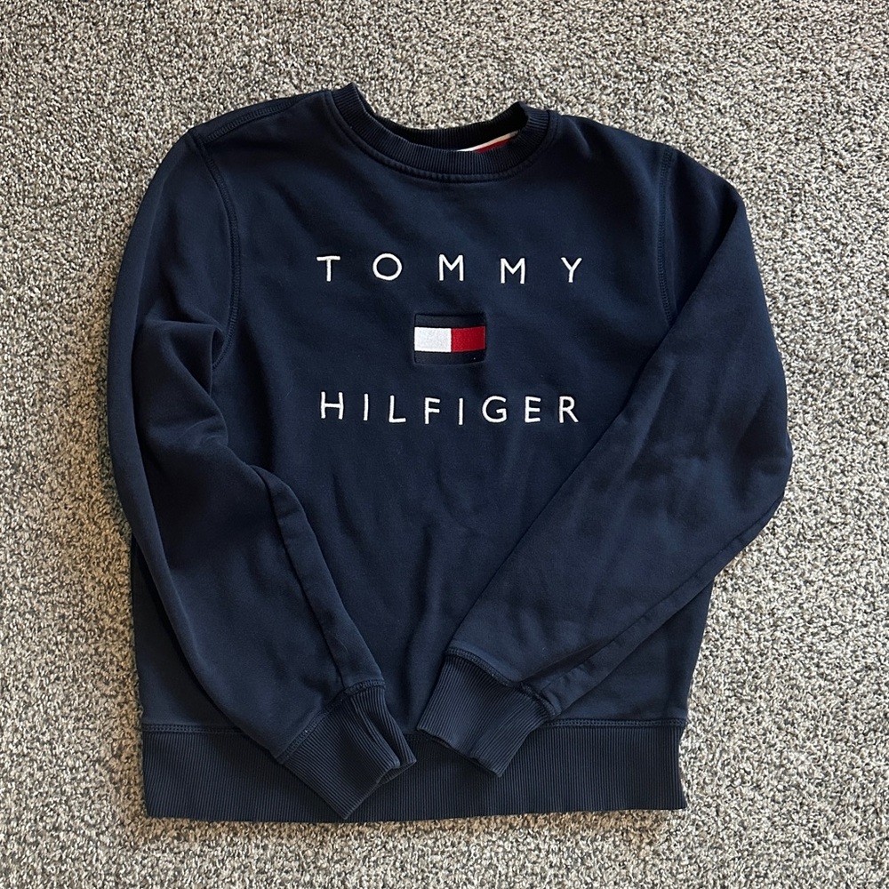 Tommy Hilfiger women’s  Dark Blue Crewneck Sweater